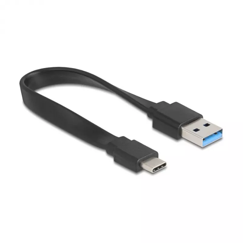 DELOCK USB 3.2 Gen 1 (3.1 Gen 1) 4-Port Hub με Type-A + Type-C Host (5000 Mbit/s) μαύρο/διαφανές