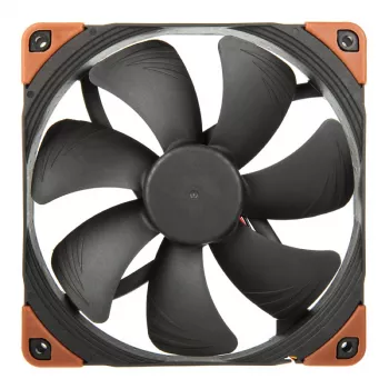 Noctua NF-A14 industrialPPC-2000 ανεμιστήρας θήκης, 140 mm, 3 ακίδων, μαύρος/καφέ
