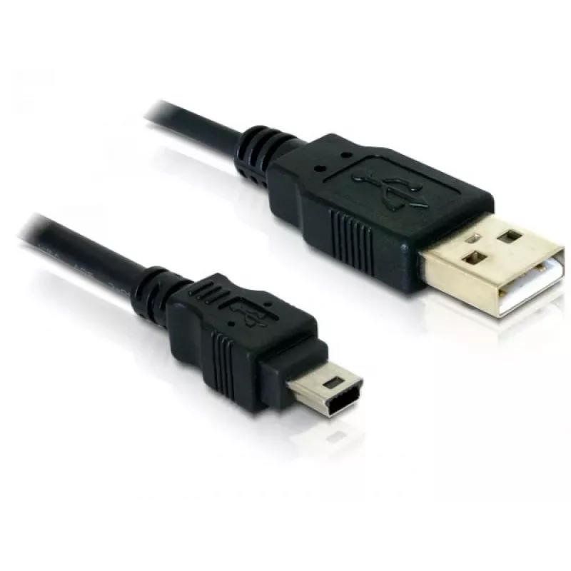 Καλώδιο USB DeLOCK 82252 USB 2.0 1,5 m USB A Mini-USB B μαύρο
