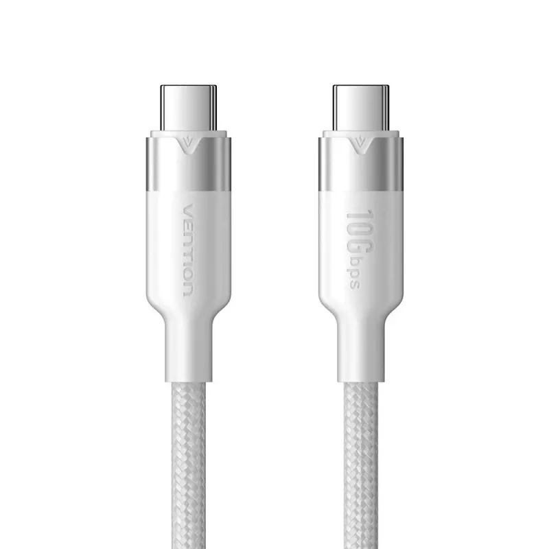 Vention USB 3.2 5A 10Gbps 1m WH Καλώδιο USB-C σε C