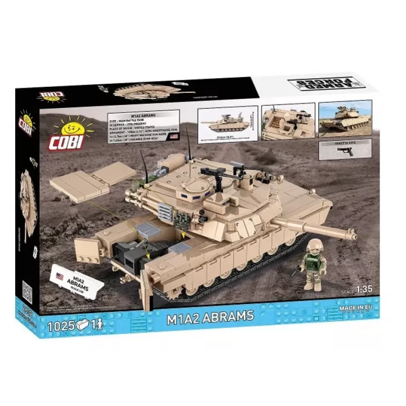 Σετ κατασκευής τουβλάκια Cobi M1A2 Abrams 1025 τεμ. μοντέλο COBI-2632