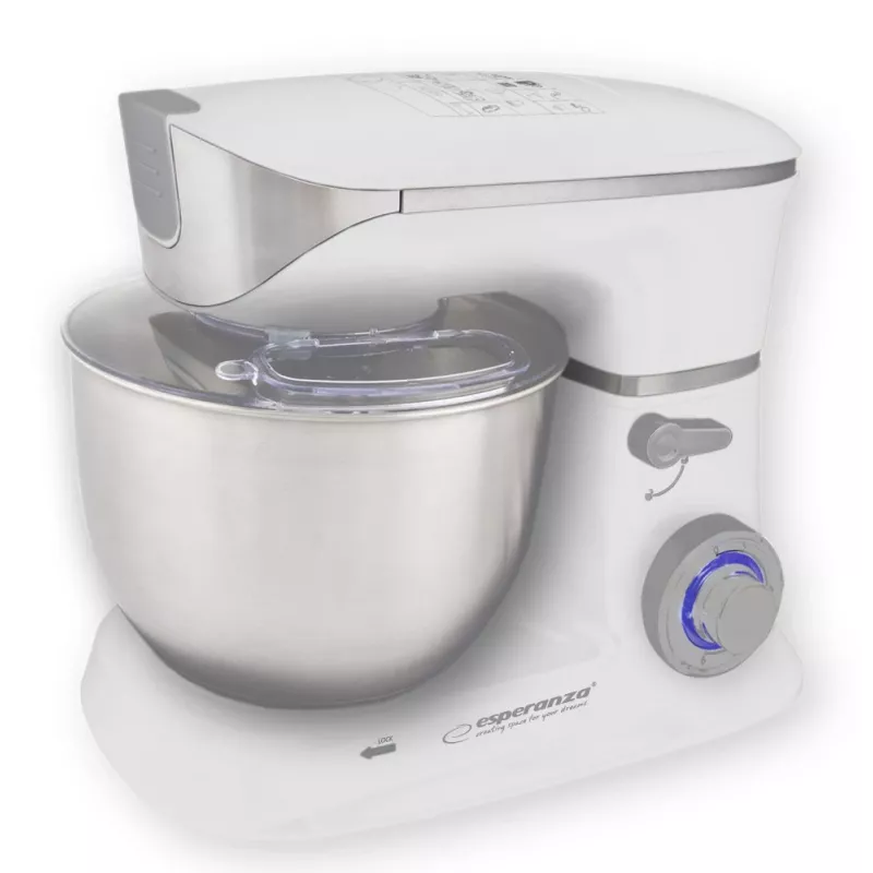 Επεξεργαστής τροφίμων Esperanza EKM025 1000 W 5 L Ανοξείδωτο ατσάλι Λευκό