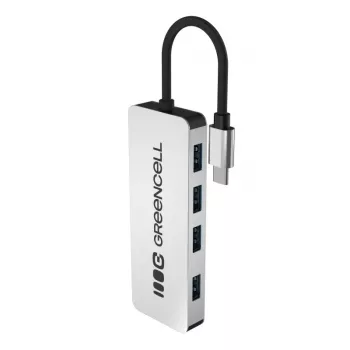 USB Hub Green Cell HUB-GC-C4A — Hub USB-C 3.0 4 θυρών