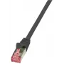 Logilink PrimeLine - Καλώδιο patch - RJ-45 (M) - RJ-45 (M) - 1 m - SFTP, PiMF - CAT 6 - λείο, χωρίς αλογόνα - Μαύρο (CQ2033S)