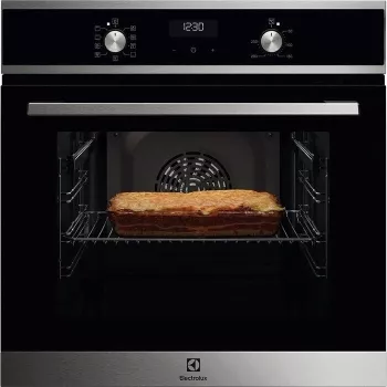 Εντοιχιζόμενος ηλεκτρικός φούρνος Electrolux EOF5F50BX, 65 L, καταλυτικός καθαρισμός, 8 προγράμματα, ένδειξη LED, λαβές ανοξείδωτου χάλυβα