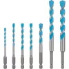 Σετ τρυπανιών Bosch Expert HEX-9, 7 τεμ., Μεγέθη 4–12 mm, Στέλεχος HEX-9