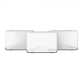 Mercusys Halo H27BE (3 τεμ.) BE3600 σύστημα Mesh Wi-Fi 7 για όλο το σπίτι, διπλής ζώνης 688 + 2880 Mbps, MU-MIMO, θύρες 1x 2,5 Gbps + 2x 1 Gbps, εσωτερικές κεραίες, έως 650 m2