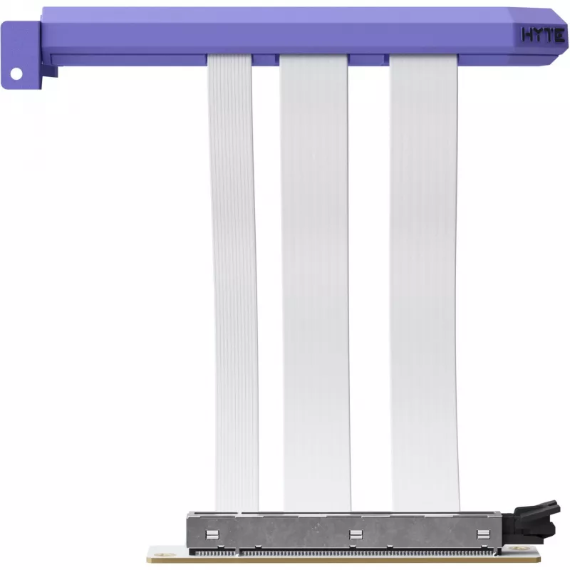 Καλώδιο PCIe 5.0 Hyper Riser της HYTE, Μοντέλο ACC-HYTE-PCIE50-TM, 20 cm, μωβ/λευκό