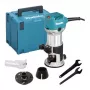 Makita RT0702CJ Ρούτερ/Φαλτσοπλάνη Μαύρο, Μπλε, Ανοξείδωτο χάλυβας 34000 U/min 710 W