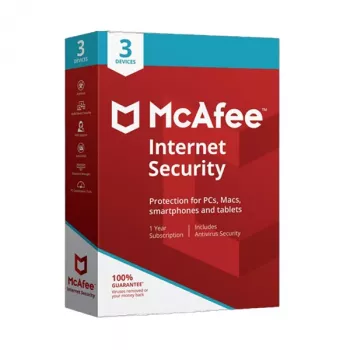 McAfee Internet Security - 3 χρήστες 1 έτος, Global
