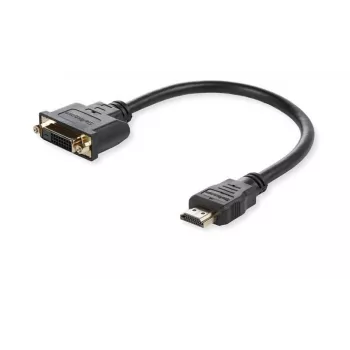 Αντάπτορας καλωδίου βίντεο Microconnect HDMDVI15CM 0,15 m HDMI Type-A (Standard) DVI-D μαύρο