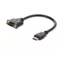 Microconnect HDMDVI15CM προσαρμογέας HDMI σε DVI-D, αρσενικό/θηλυκό, Dual Link, παθητικός, 1080p 60 Hz, 0,15 m, μαύρο