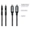 Καλώδιο Ethernet Good Connections USB-C RJ45, ανθρακί, 0,5 m