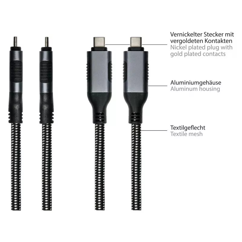 Καλώδιο Ethernet Good Connections USB-C RJ45, ανθρακί, 0,5 m