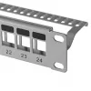 Lanberg PPKS-1024-S Patch panel 1U