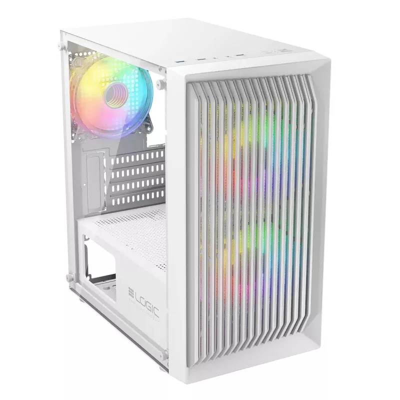 Κουτί υπολογιστή LOGIC ATOS ARGB Mini USB 3.0 Λευκό