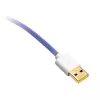 Ducky Premicord Σπιράλ καλώδιο Afterglow, USB Type-C σε Type-A - 1,8 m