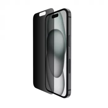 Belkin ScreenForce Pro - Προστασία οθόνης για κινητό - 2,5D - Γυαλί - με φίλτρο απορρήτου - Γυαλί - για Apple iPhone 14 Pro, 15 (OVA147ZZ)