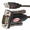UNITEK Y-105 σειριακό καλώδιο μαύρο 1,5 m USB Type-A DB-9