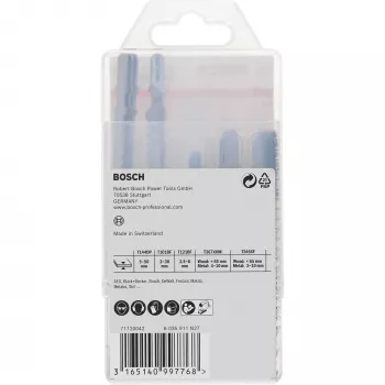 Bosch 2 607 011 438 Λεπίδα σέγας/καμπύλης κοπής/σπαθόσεγας Λεπίδα σέγας Carbide 15 τεμ.