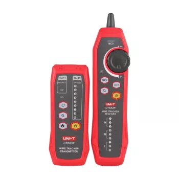 Συσκευή εντοπισμού καλωδίων UNI-T UT683KIT — ψηφιακός δοκιμαστής καλωδίων και αγωγών με οθόνη LCD και ηχητικό σήμα