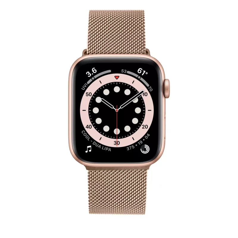 Mesh λουράκι FIXED FIXMEST-436-RG για Apple Watch 38/40/41mm Ροζ χρυσό