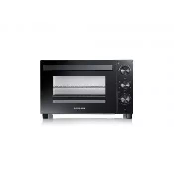 Μίνι φούρνος SEVERIN TO 2075 — χωρητικότητα 30 L, 1600 W, ελεύθερος, μαύρο, λειτουργία γκριλ