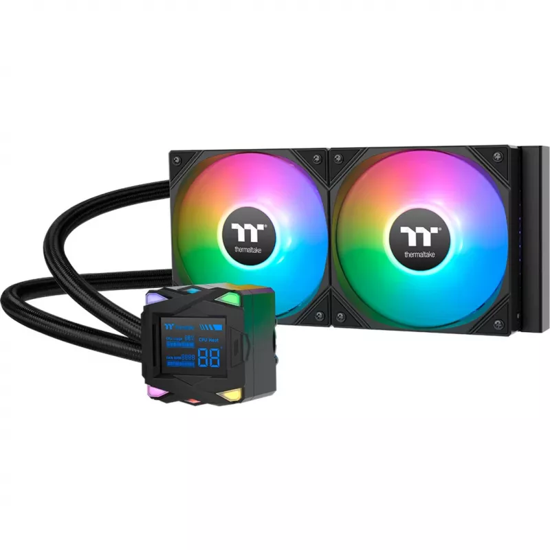 Σετ υγρής ψύξης Thermaltake LA240-S ARGB 12 cm Μαύρο