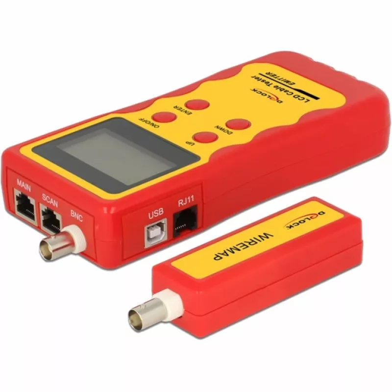 Delock Ελεγκτής καλωδίων LCD - Ελεγκτής δικτύου (86108)