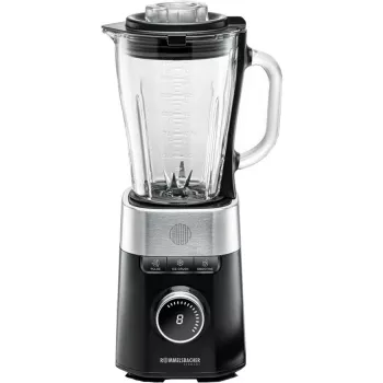 Μίξερ βάσης Rommelsbacher MX 1260 — 1200 W, 1,5 L, μαύρο/ανοξείδωτο ατσάλι