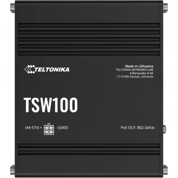Teltonika TSW100 βιομηχανικό μη διαχειριζόμενο switch PoE