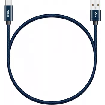 Καλώδιο YENKEE YCU 301 BE USB-A 2.0/USB-C 1m λιλά