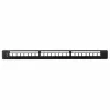 Patch panel 1U LANBERG PPKS-1124-B, 24 θύρες, 1U, ABS, μαύρο, 482,6×44,5×154 mm
