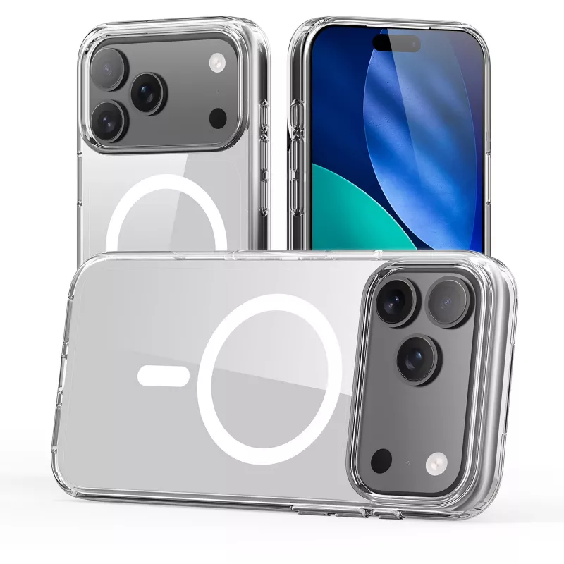 Nevox StyleShell SHOCKFlex - iPhone 17 Pro Max συμβατή με MagSafe διαφανές
