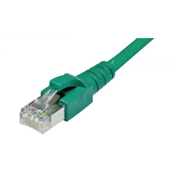 Θωρακισμένο καλώδιο δικτύου CAT6A ShiverPeaks 75715-G S/FTP PIMF, πράσινο