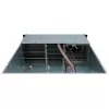 Inter-Tech 3U-30248 Rack Μαύρο, Ανοξείδωτο ατσάλι
