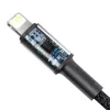 Baseus High Density Πλεκτό καλώδιο Type-C σε Lightning, PD, 20W, 1m (Μαύρο)