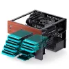 Jonsbo N4 Microtower Κουτί Μαύρο Ανθεκτικό Ατσάλι Συμπαγές Κουτί PC