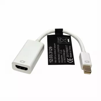 ROLINE Προσαρμογέας Mini DisplayPort σε HDMI, Mini DP αρσενικό - HDMI θηλυκό (12.03.3129)