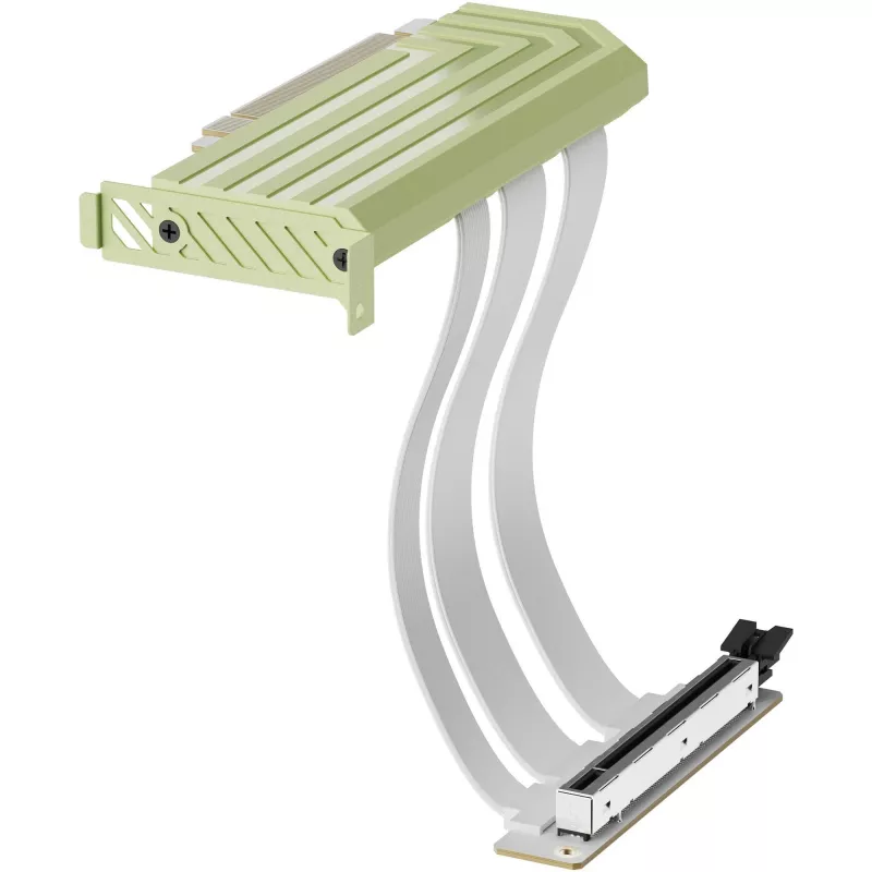 PCIe 5.0 Hyper Riser από HYTE, 20 cm, πράσινο/λευκό (ACC-HYTE-PCIE50-MM)