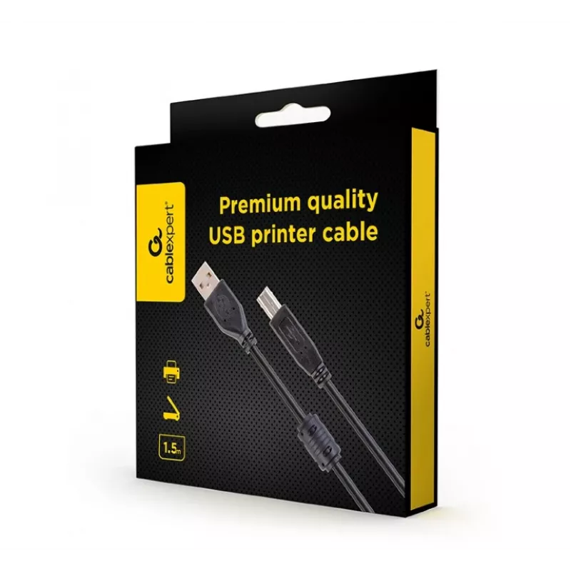 Καλώδιο εκτυπωτή USB2 AM-BM 1,5M/CCFB-USB2-AMBM-1,5M Gembird