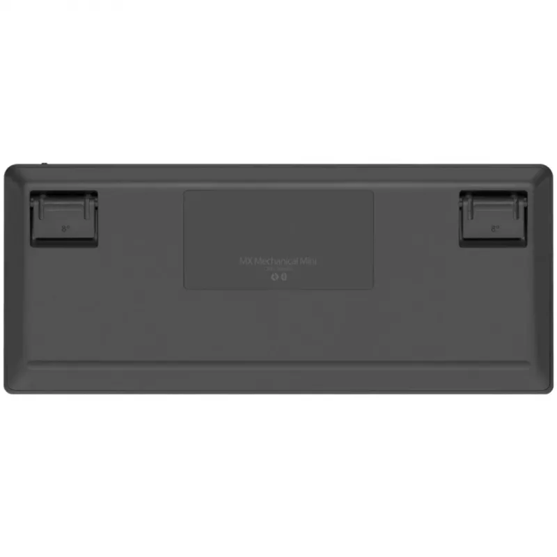 Logitech MX Mechanical Mini 920-010782 ασύρματο φωτιζόμενο πληκτρολόγιο, διακόπτες με κλικ, RF ασύρματο + Bluetooth LE, US International QWERTY, γραφίτης