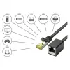 Goodconnections 8070VR-020S Καλώδιο Ethernet Patch μαύρο