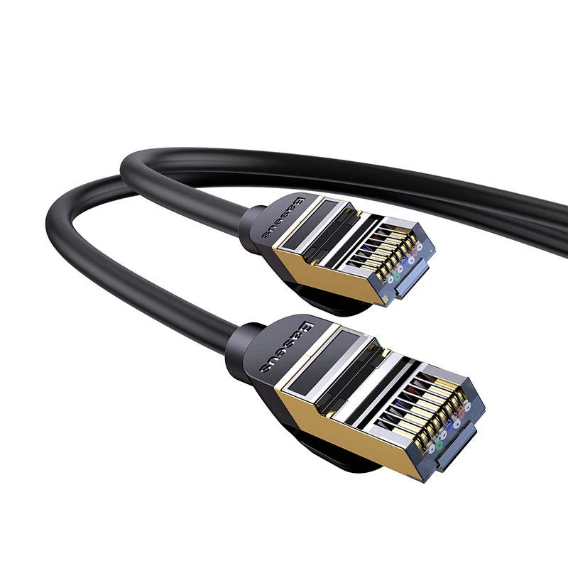 Καλώδιο δικτύου Baseus Ethernet RJ45, 10Gbps, 1m (μαύρο)
