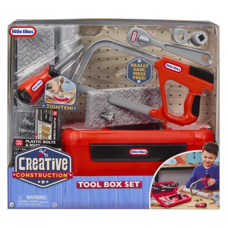 Little Tikes Creative Construction σετ εργαλειοθήκης παιχνιδιού