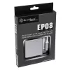 SilverStone SST-EP08C - Προσαρμογέας USB 3.1 Type-C σε HDMI/USB Type C/USB Type A - ασημί