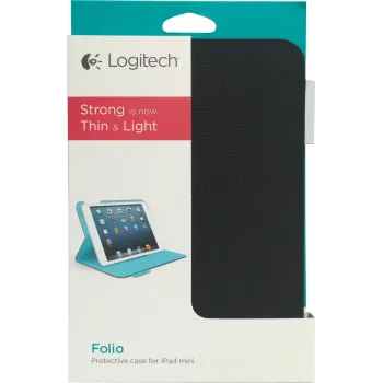 Logitech Folio Θήκη προστασίας - Θήκη προστασίας για tablet - Carbon Μαύρο