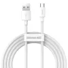 Καλώδιο USB-A σε Micro-USB-B Baseus TZCAMZJ-02 1,5 m Λευκό