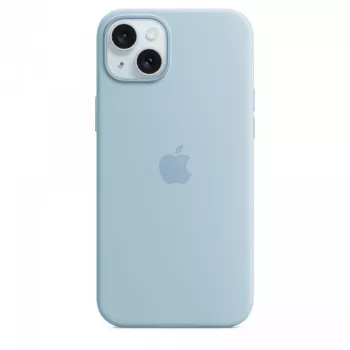 Θήκη σιλικόνης Apple iPhone 15 Plus Ανοιχτό μπλε MagSafe