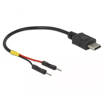 DeLOCK 85418 καλώδιο τροφοδοσίας USB-C σε 2x pin header, 0,1 m